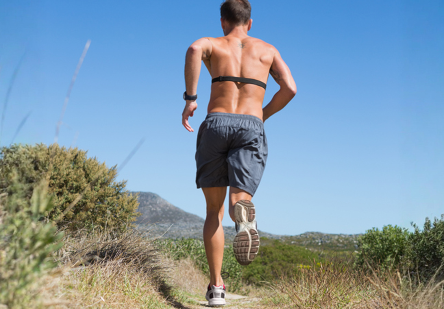 heart rate variability run with chest monitor