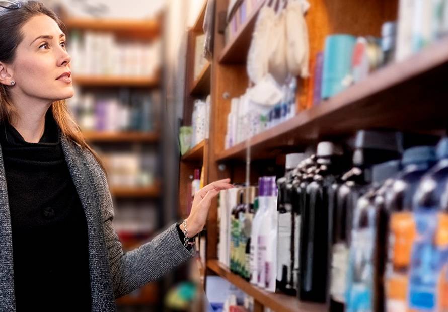 supplements webinar_woman choosing in store