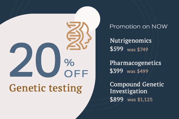 Genetics Promotion: Understand Your DNA with the Team That Knows You 1 Genetics Promo Jun2026_wPrices
